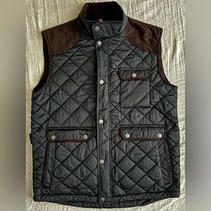 Daniel Cremieux Quilted Vest - Medium - Blue